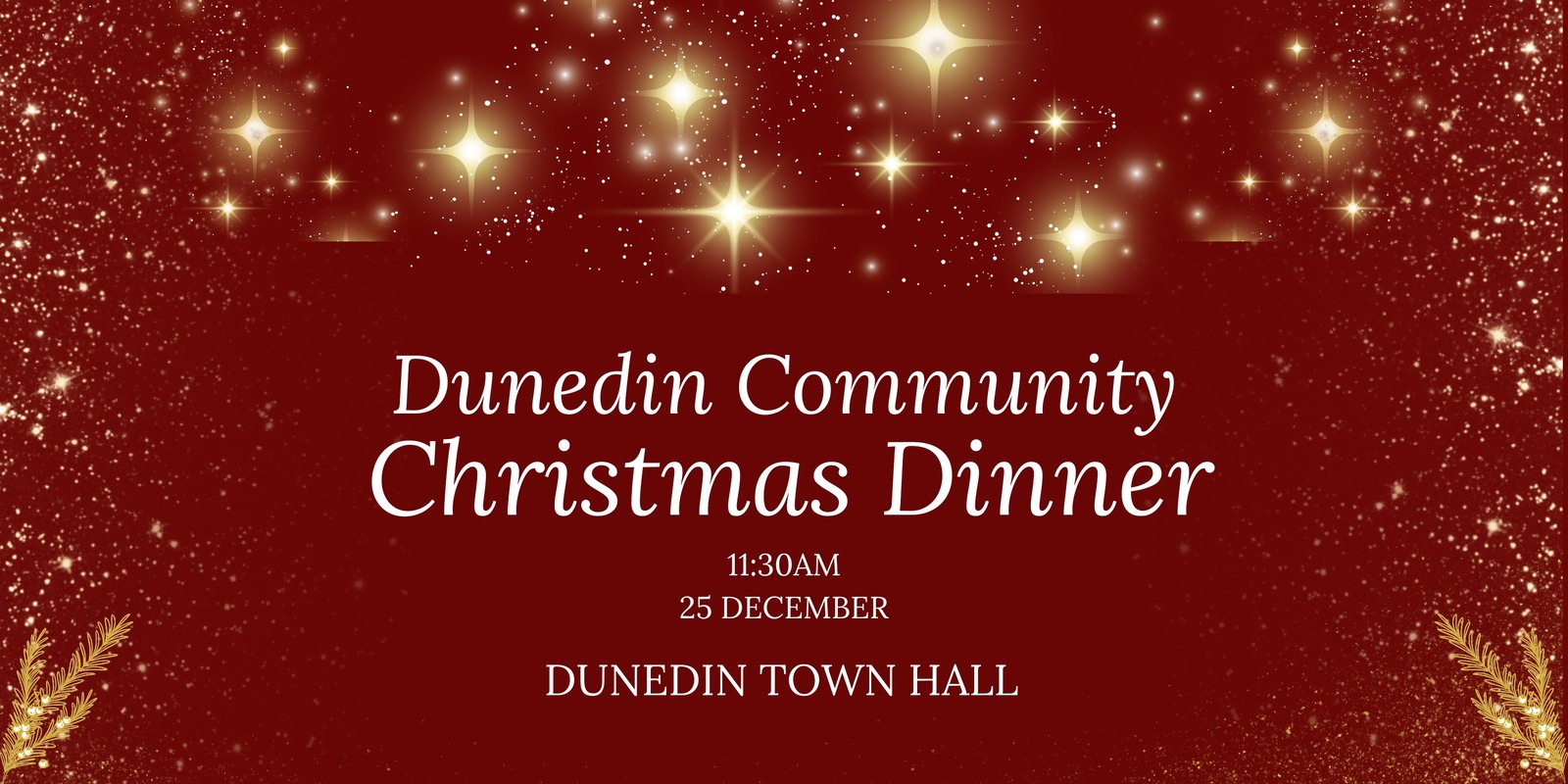 Banner image for Dunedin Community Christmas Dinner