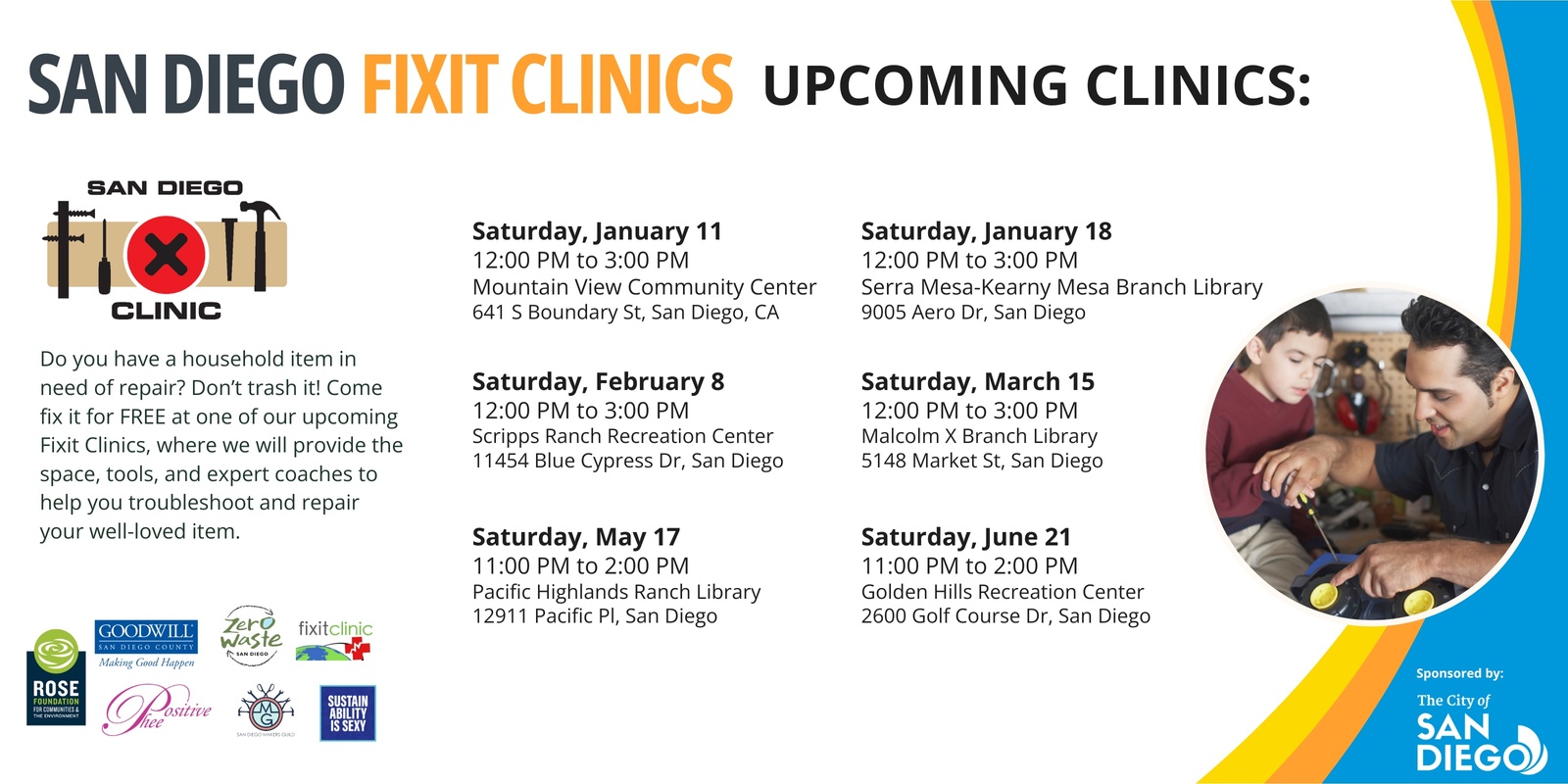 Banner image for San Diego Fixit Clinic