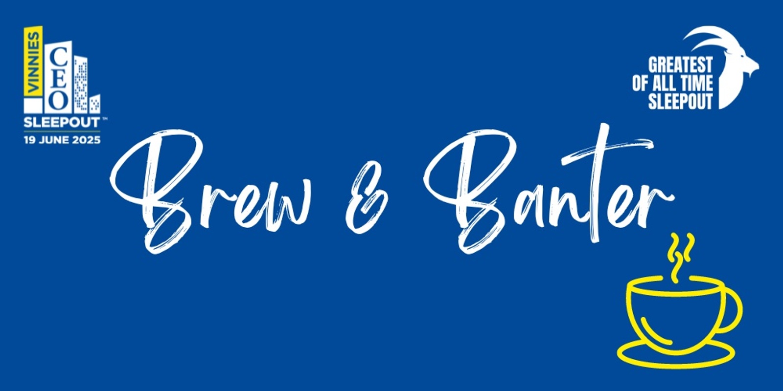 Banner image for Brew & Banter - Hosted by The GOATS