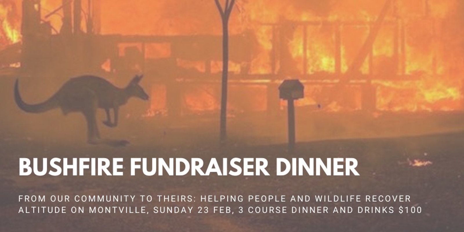 Banner image for Bushfire Fundraiser Dinner Montville