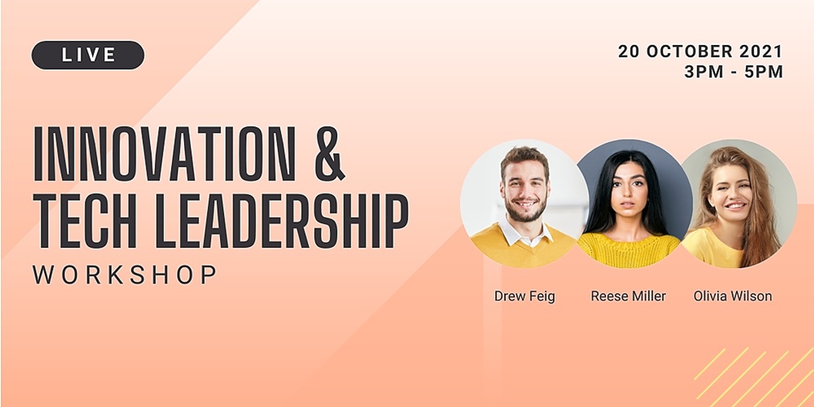 Banner image for Online Innovation & Tech Leadership Workshop (SV2)