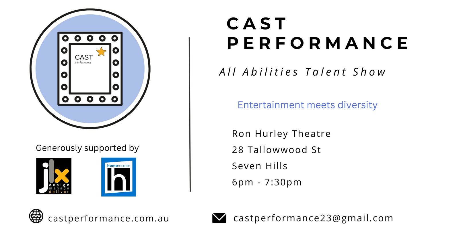 Banner image for CAST Performance All Abilities Talent Show