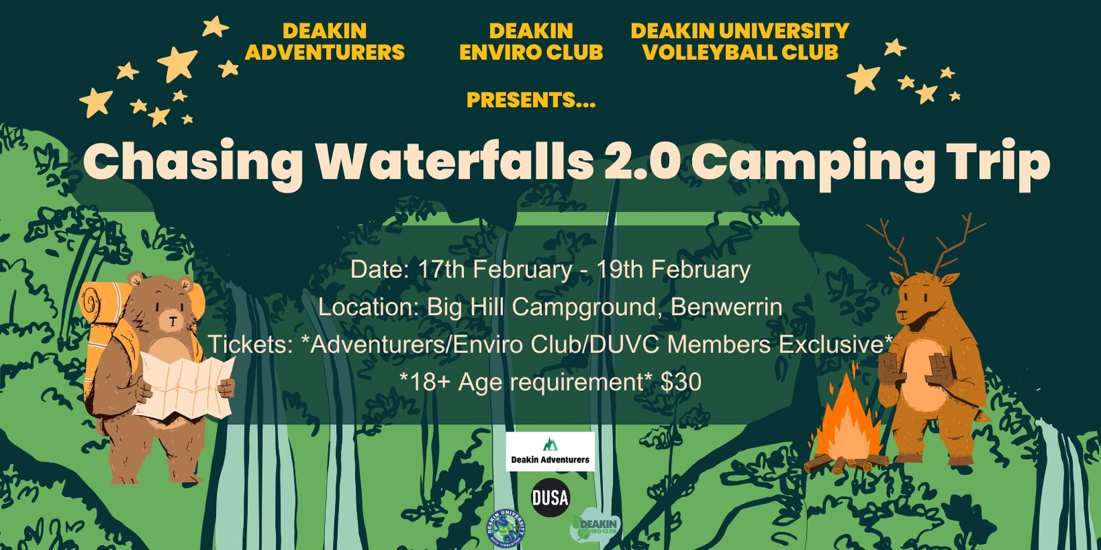 Banner image for Chasing Waterfalls Camp 2.0