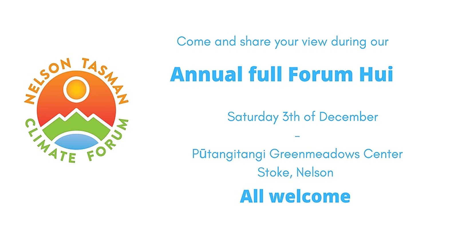 Banner image for NTCF - Annual full Forum Hui