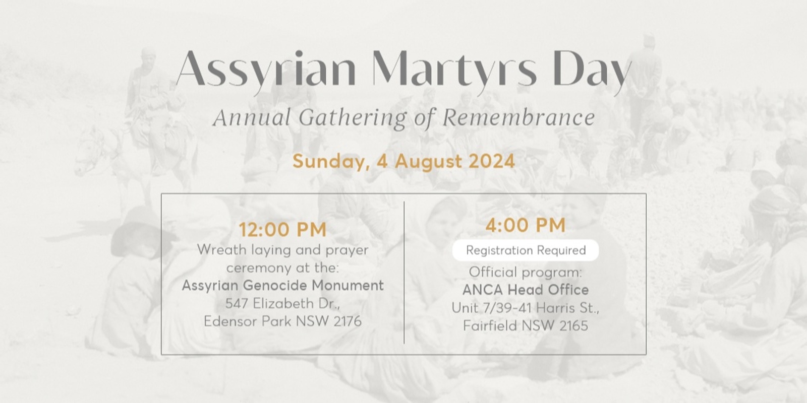 Banner image for Assyrian Martyrs Day