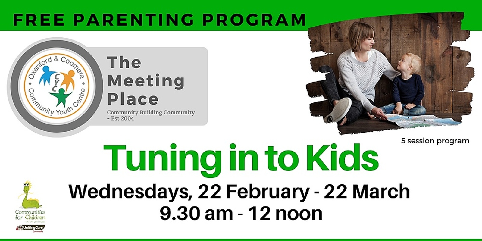 Banner image for PARENTING PROGRAM: Tuning In To Kids