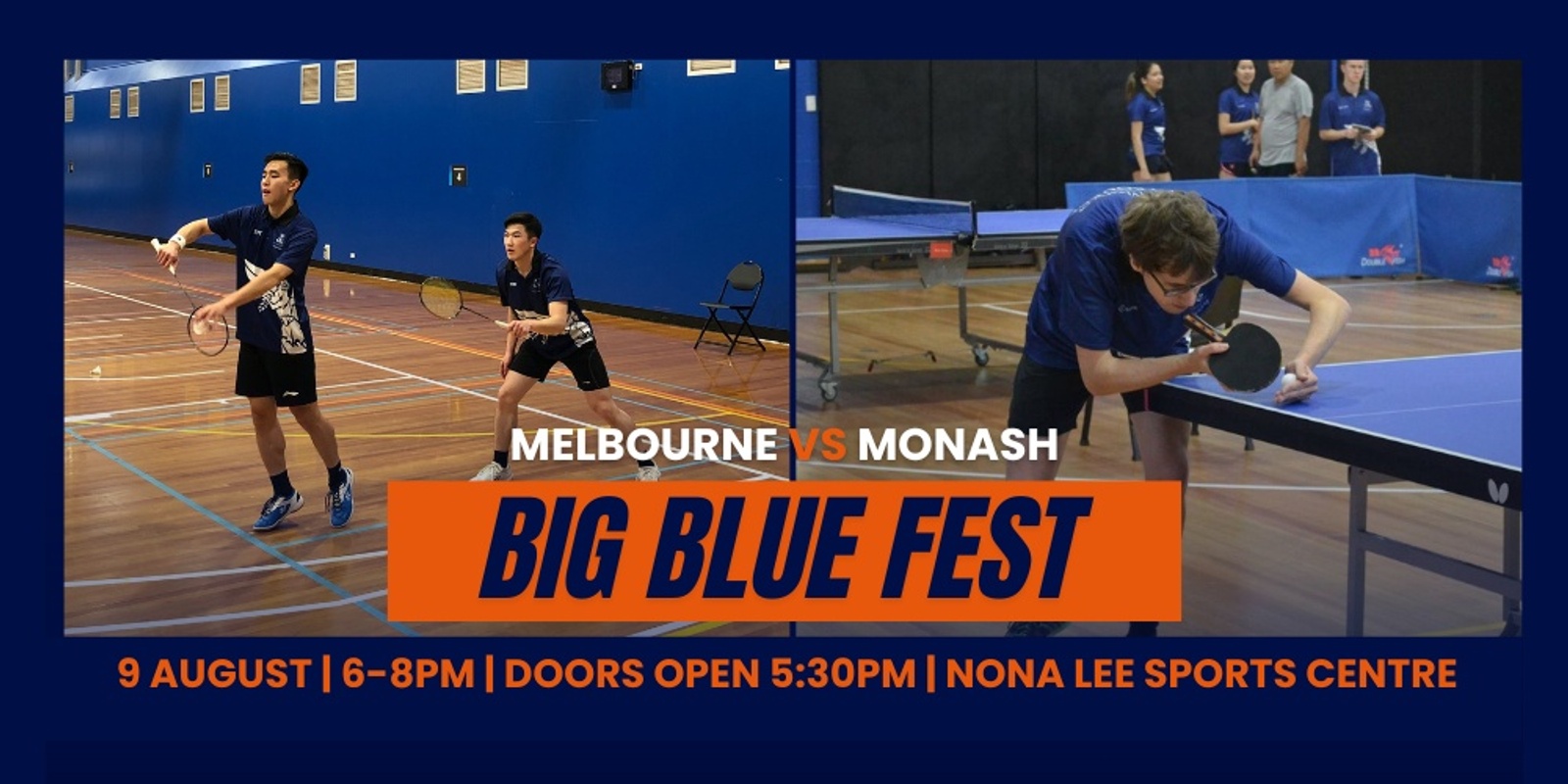 Banner image for Big Blue Fest: Table Tennis and Badminton