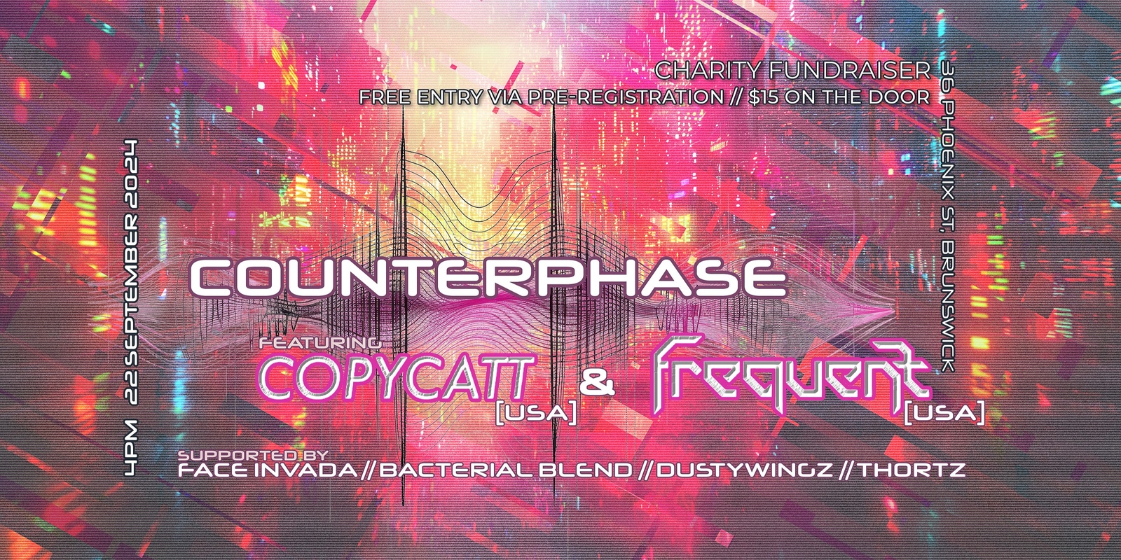 Banner image for COUNTERPHASE feat FREQUENT & COPYCATT