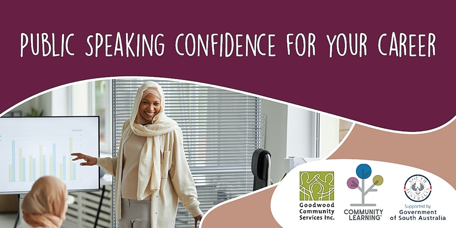 Banner image for Public Speaking Confidence for your Career | Goodwood