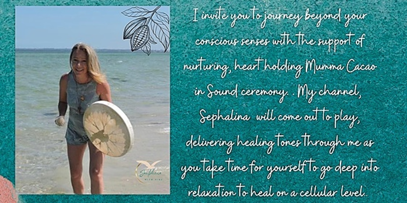 Banner image for Channeled Sound & Cacao  Journey