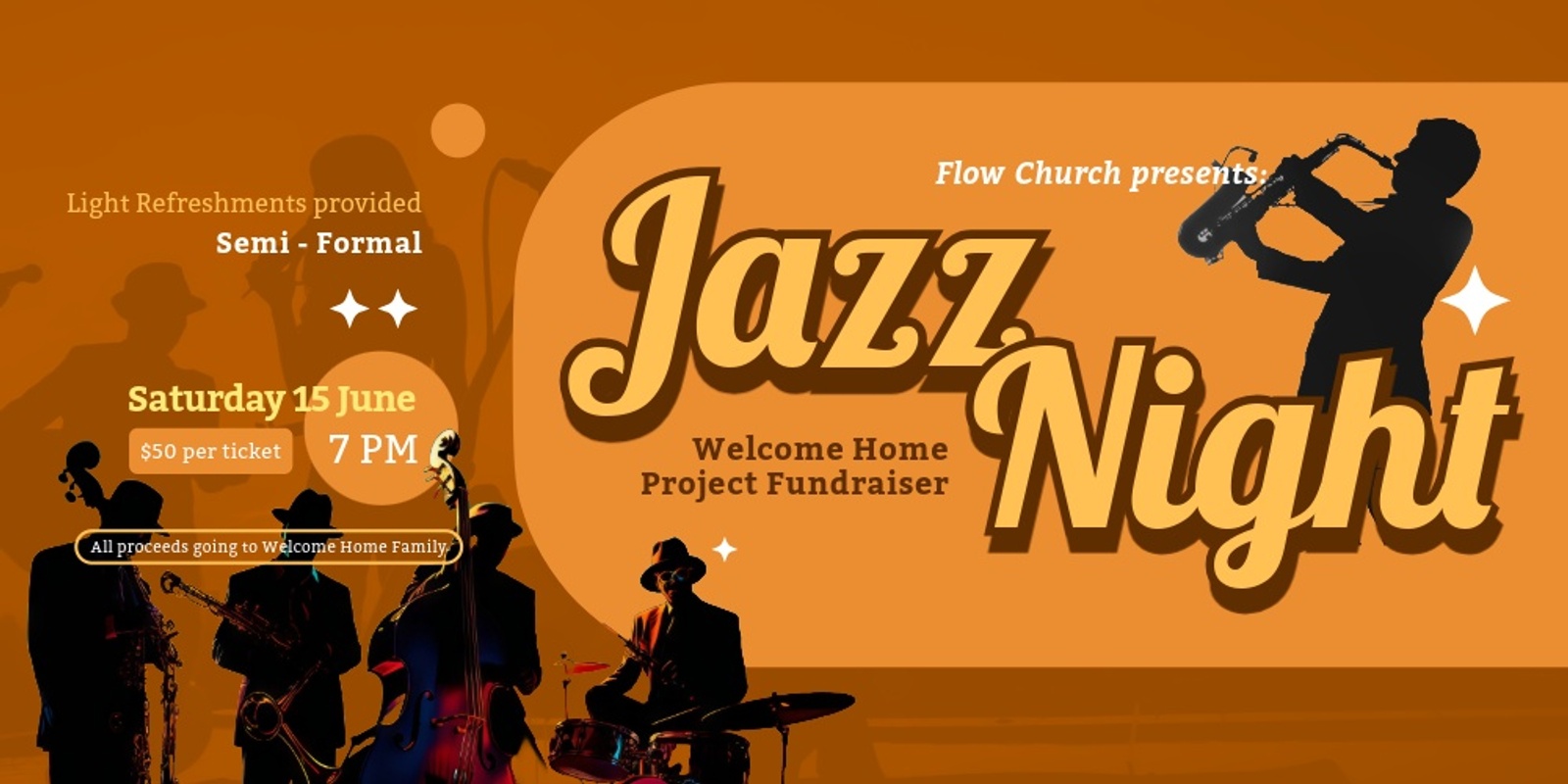 Banner image for Flow Church Jazz Night Fundraiser