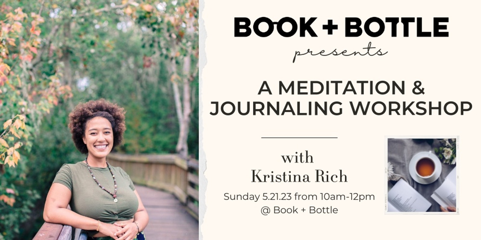 Banner image for Meditation + Journaling Workshop with Kristina Rich