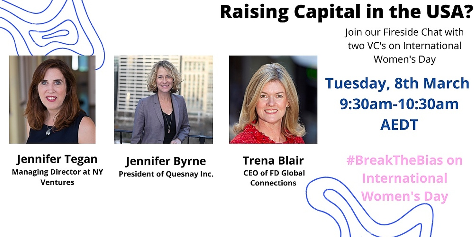Banner image for Raising Capital in the USA? Join our Fireside Chat with two VC's