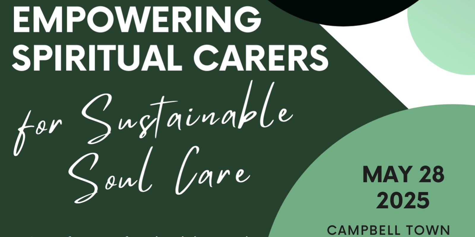 Banner image for Empowering Spiritual Carers: Sustaining Soul Care