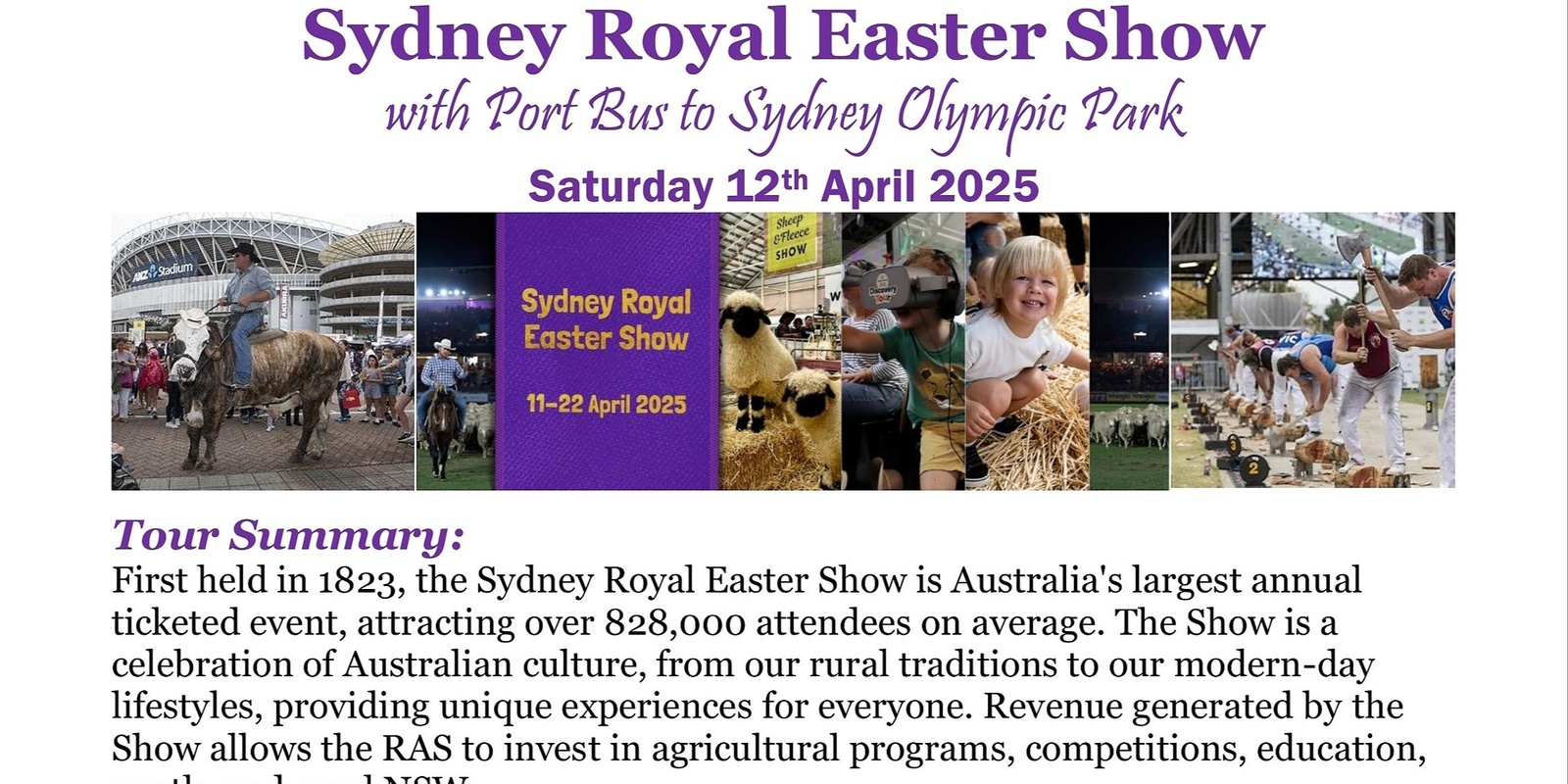 Banner image for Sydney Royal Easter Show