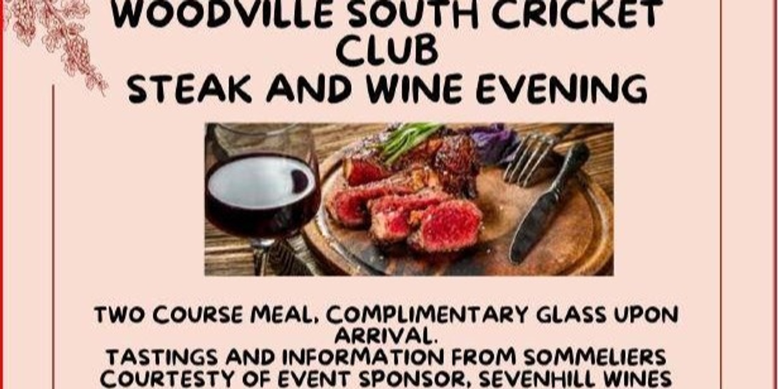 Banner image for Steak n Wine Night