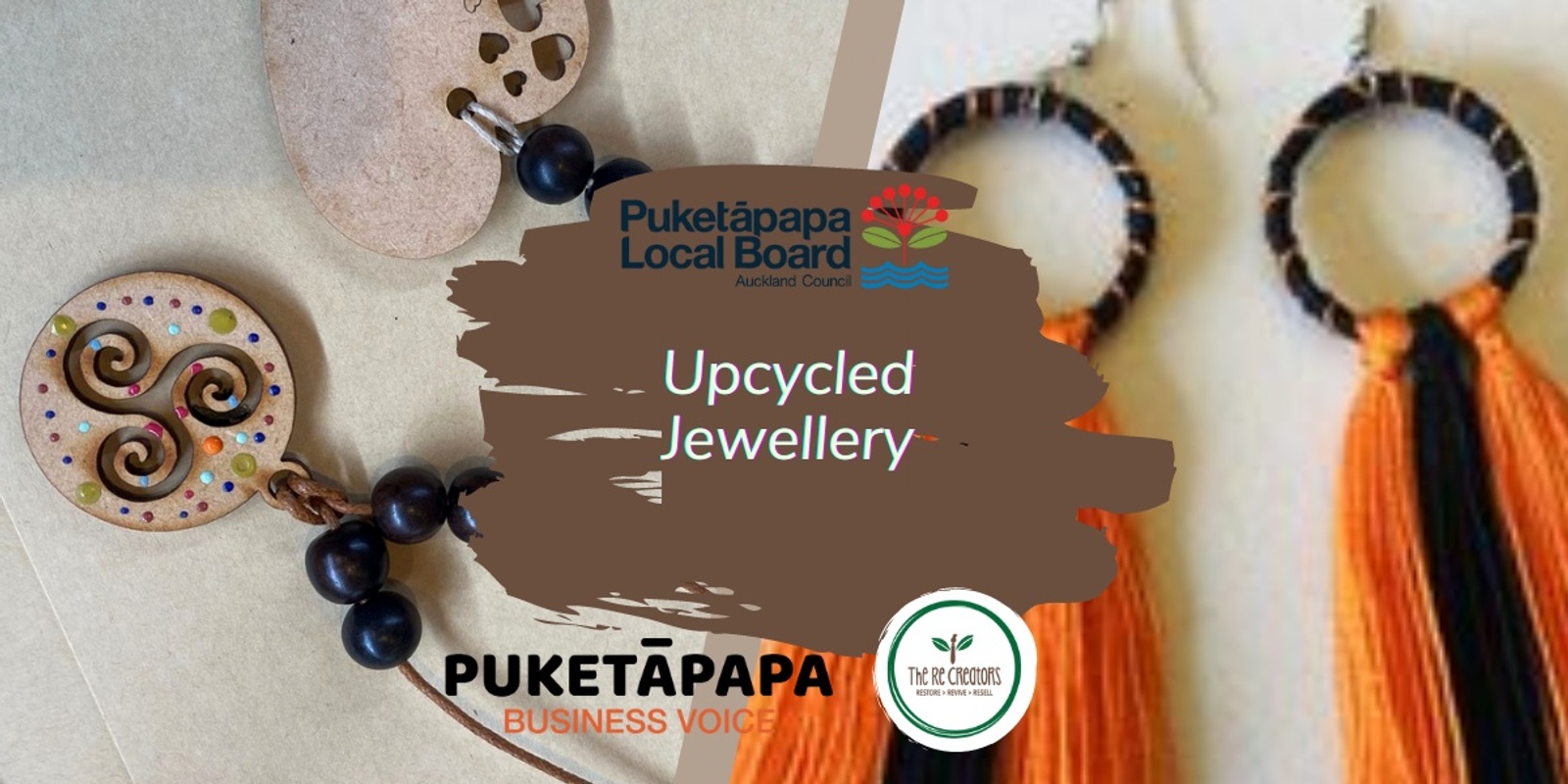 Upcycled Jewellery, Mt Roskill War Memorial, Saturday, 17 June, 12.00pm- 4.00pm