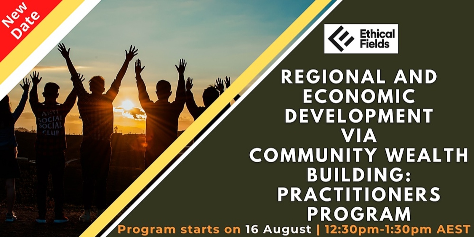 Banner image for Regional and Economic Development via Community Wealth Building: Practitioners Program (Cycle 2)