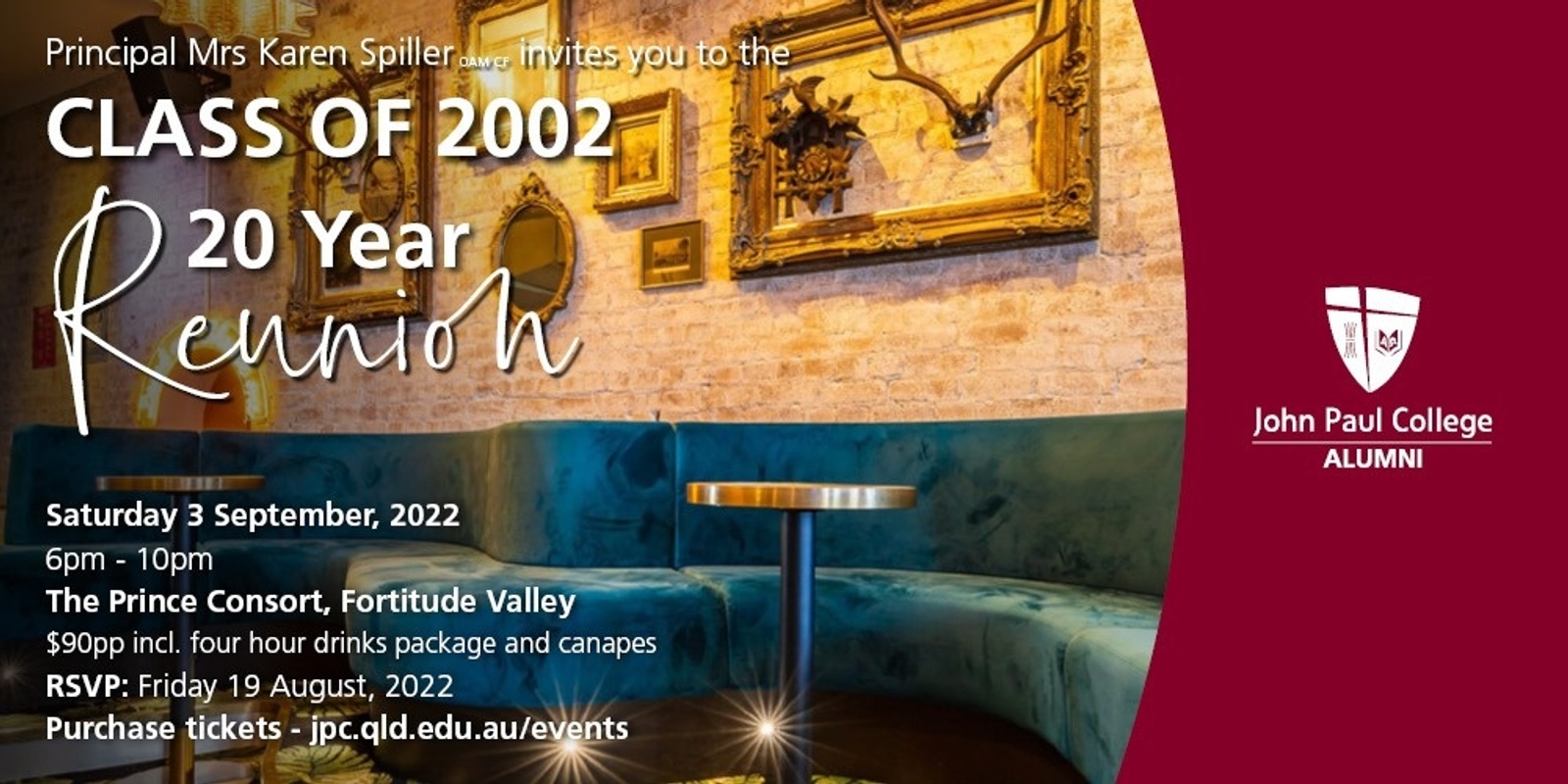Banner image for Class of 2002 | Twenty Year Reunion