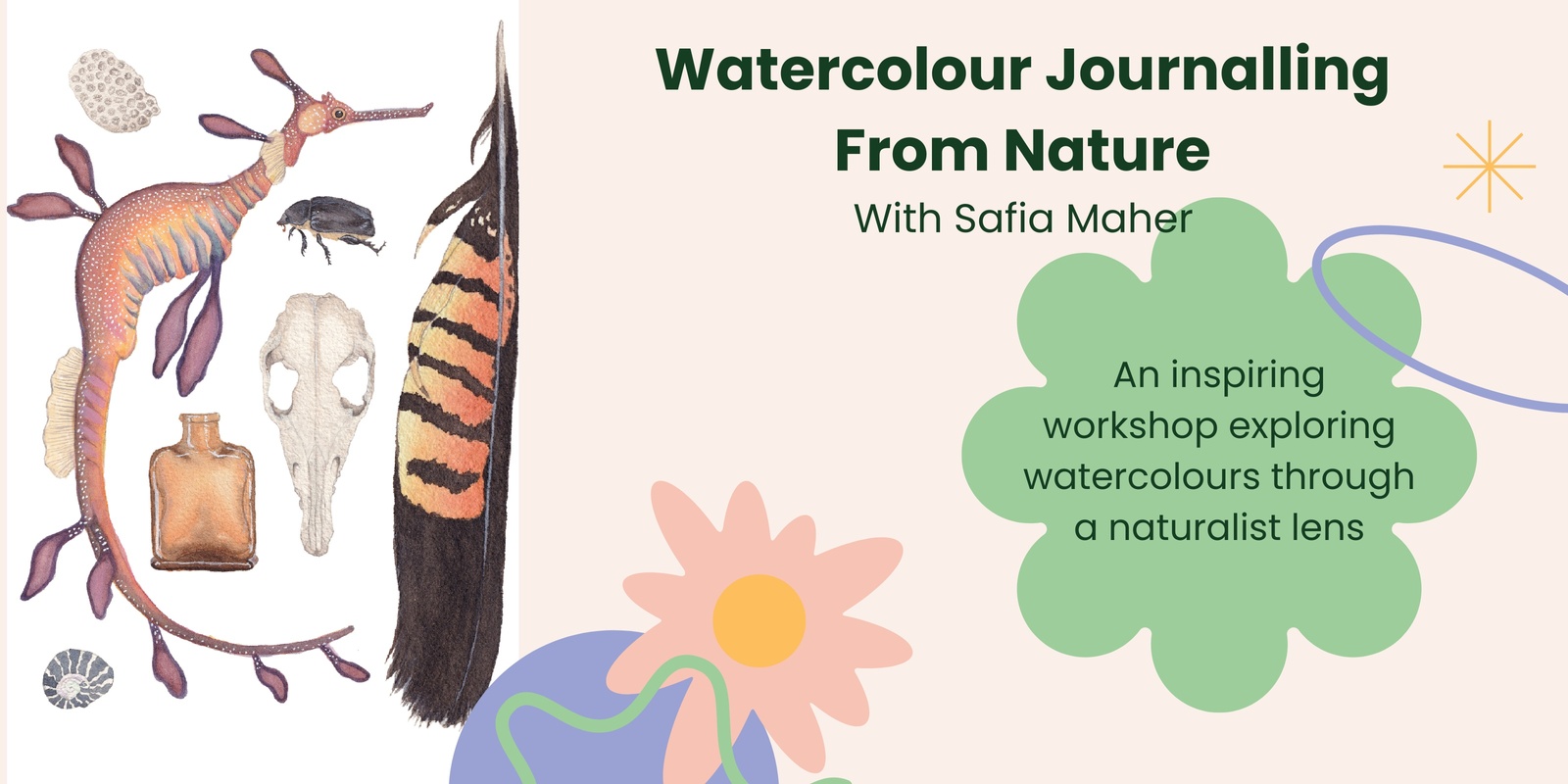 Banner image for Watercolour Journalling from Nature 