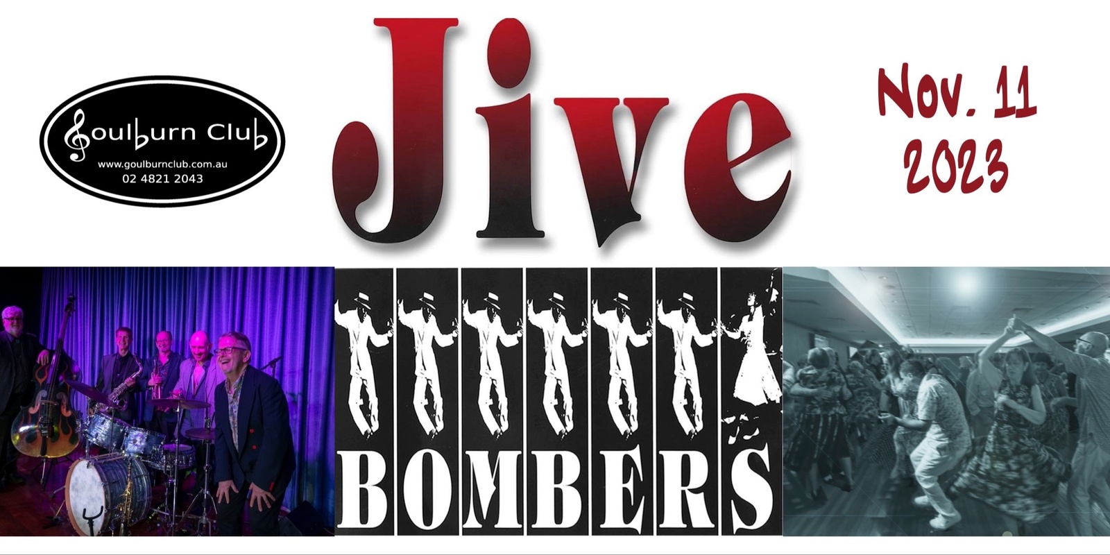 Banner image for Jive Bombers at The Goulburn Club