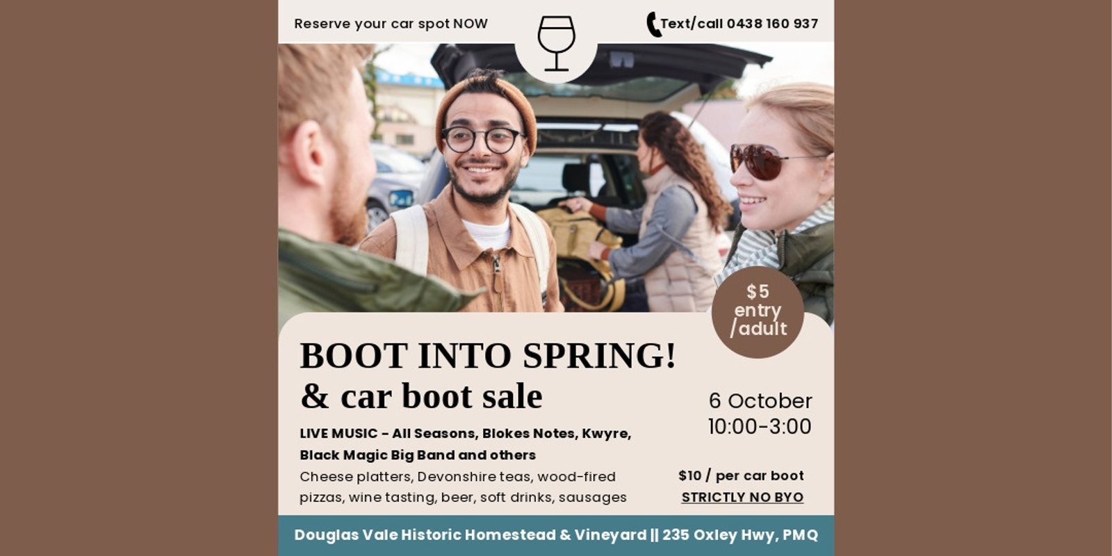 Banner image for Boot into Spring Car Boot Sale