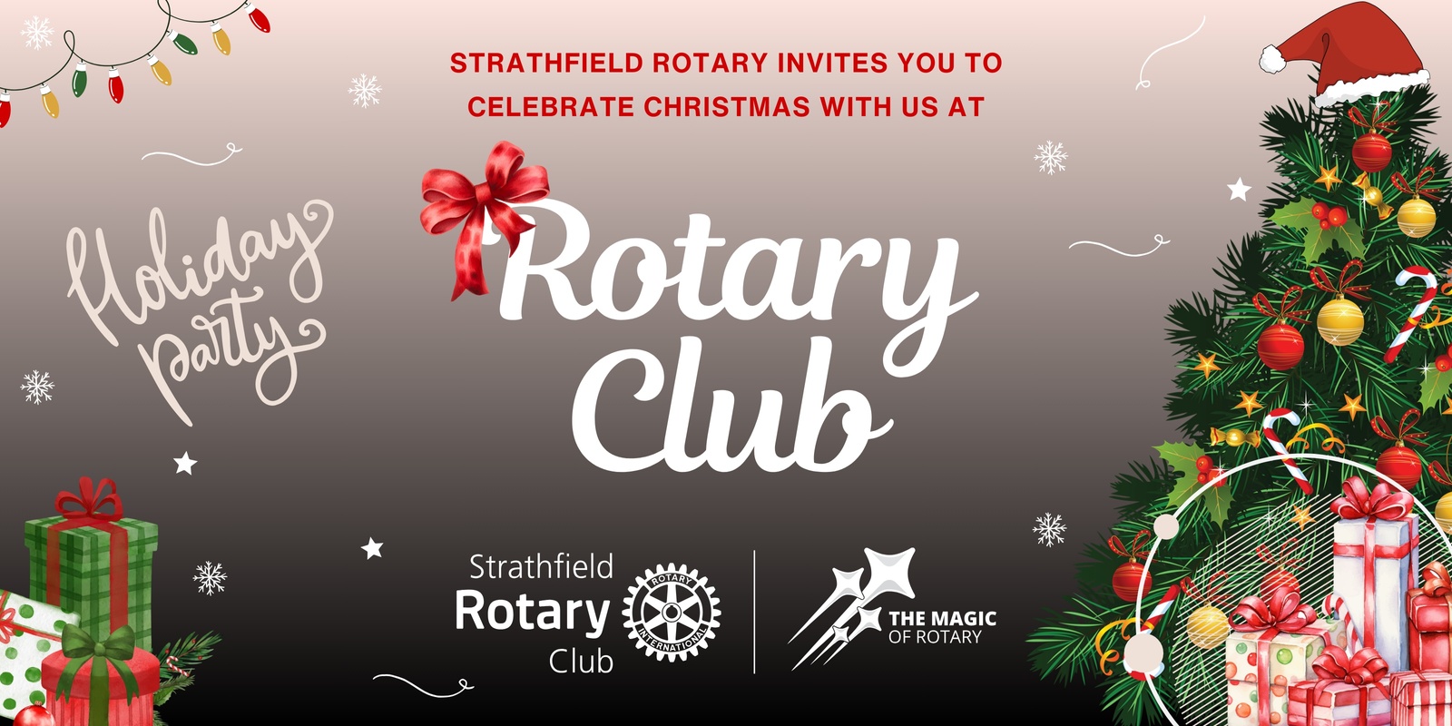 Banner image for Strathfield Rotary Meeting Night 14 December 2024