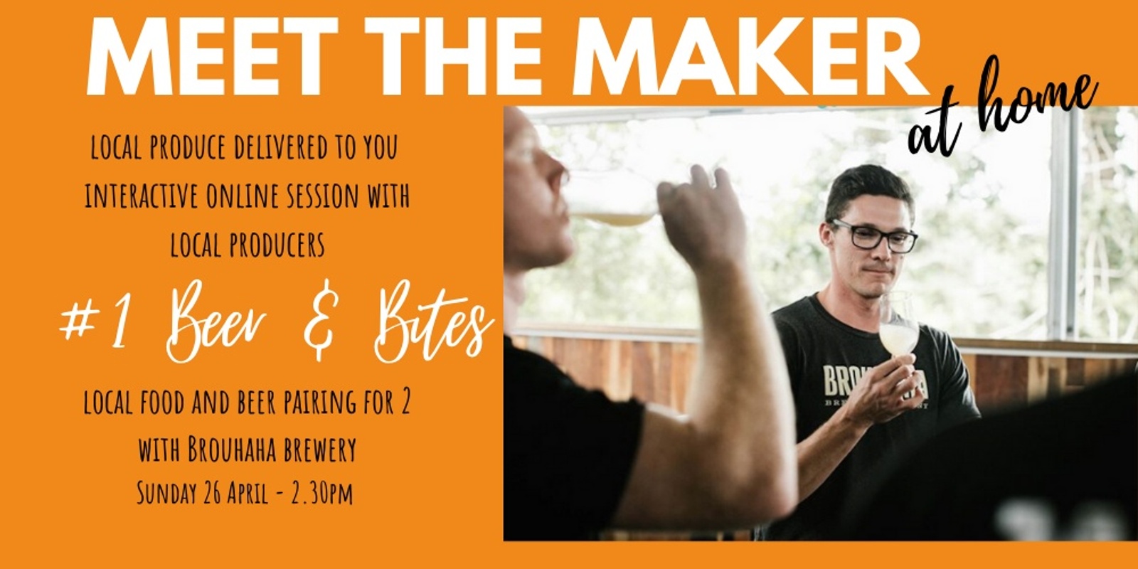 Banner image for Meet the Maker #1 Brouhaha Beers and Bites