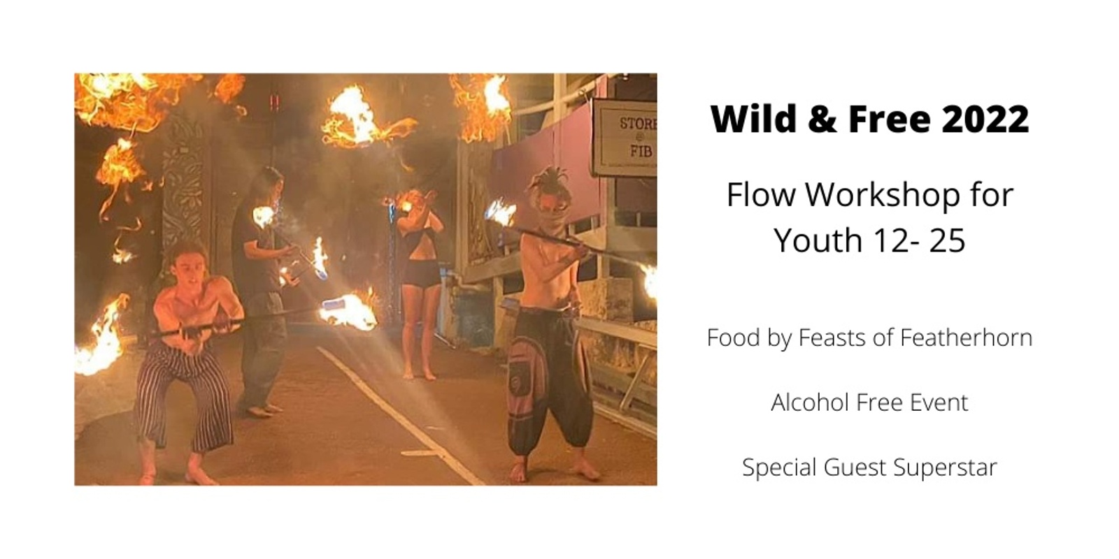 Banner image for Wild & Free 2022 - Flow Workshop for Youth 12 - 25