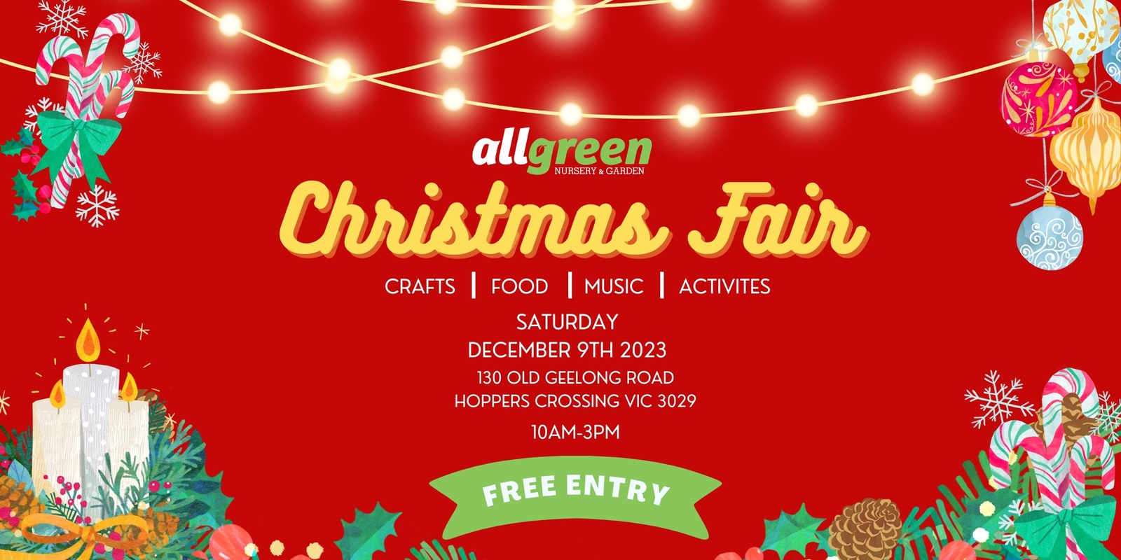 Banner image for All Green Christmas Fair
