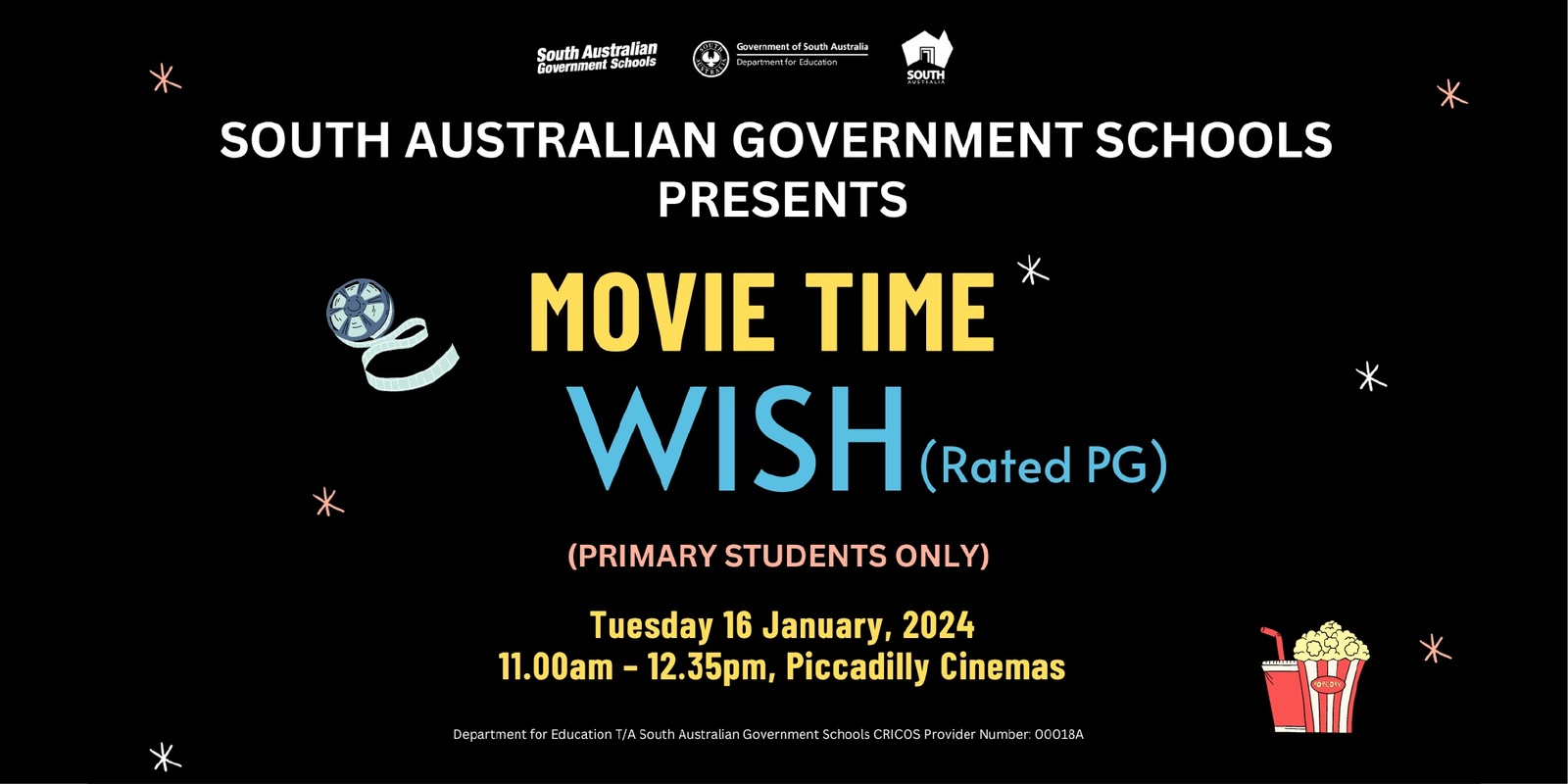 Banner image for January 2024 School Holiday Program - Movie Screening for Primary Students - Wish