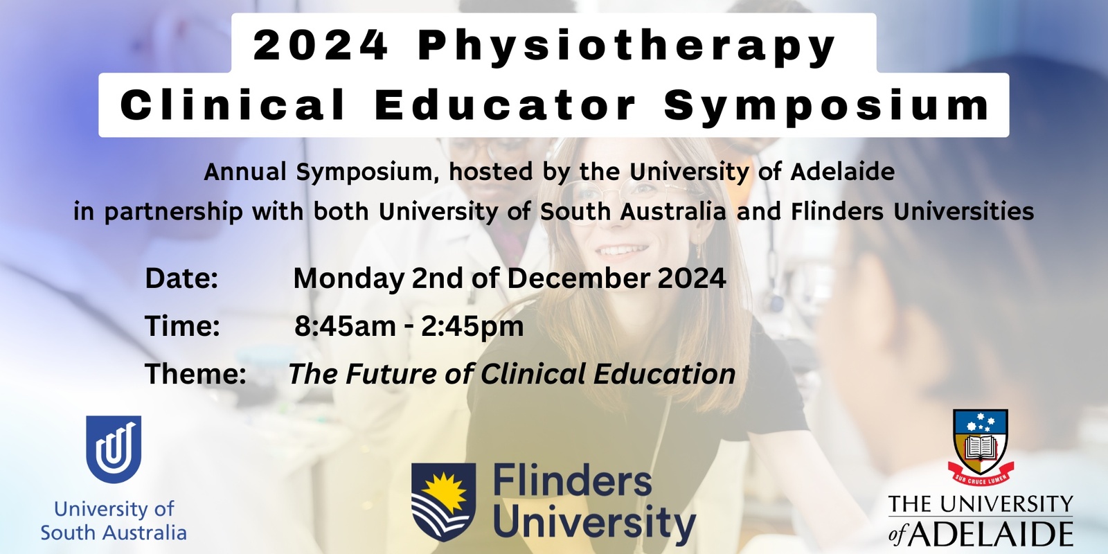 Banner image for 2024 Physiotherapy Clinical Educator Symposium