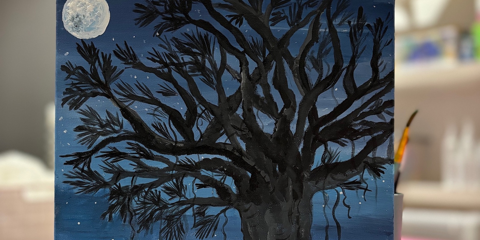 Banner image for A Halloween Story - Banyan Tree - Darwin Paintclass 