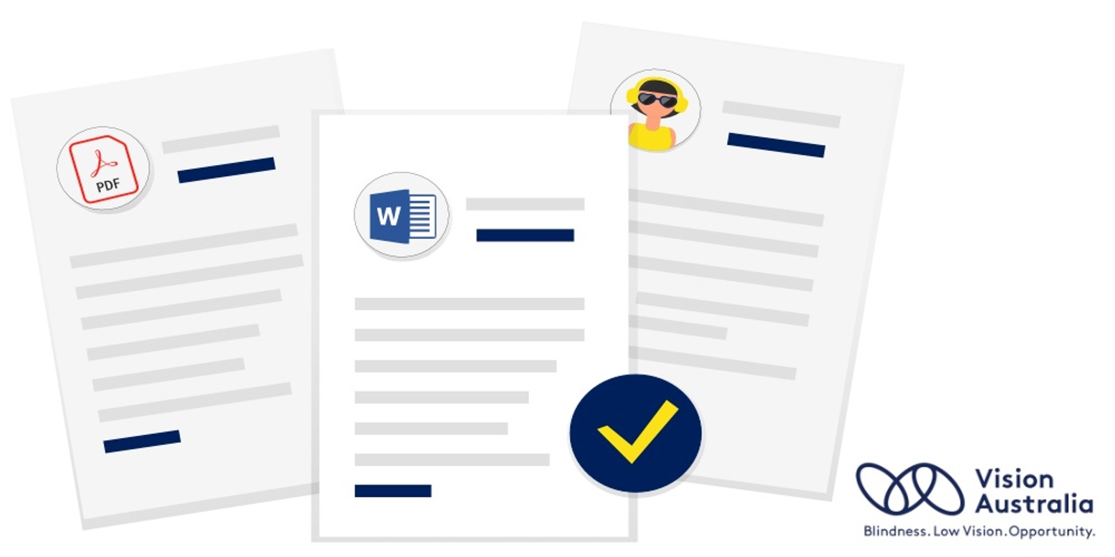 Banner image for Introduction to Document Accessibility (Word & PDF) 