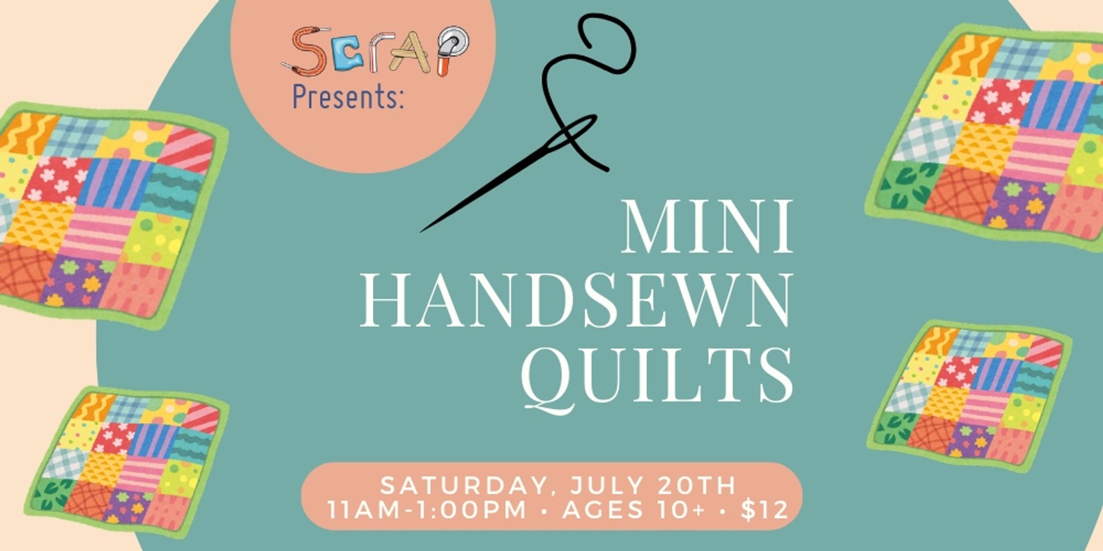 Banner image for Mini Handsewn Quilts for Beginners