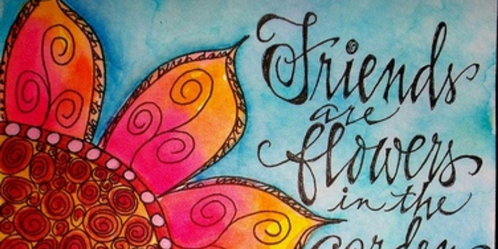 Banner image for Watercolour and Zentangle Paint'n'Sip Night