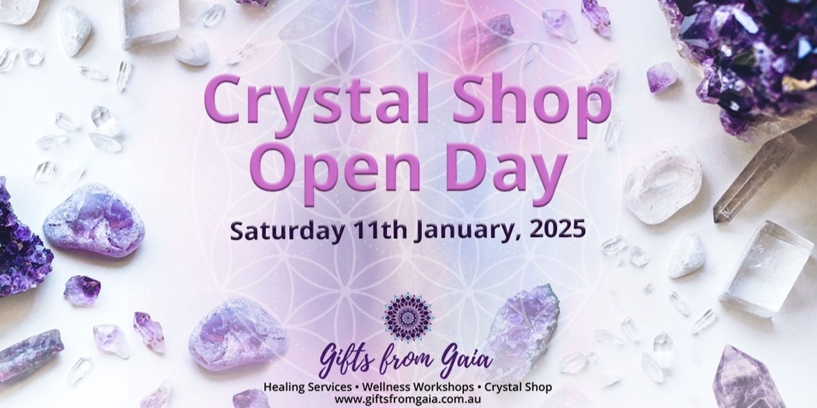 Banner image for Crystal Shop Open Day