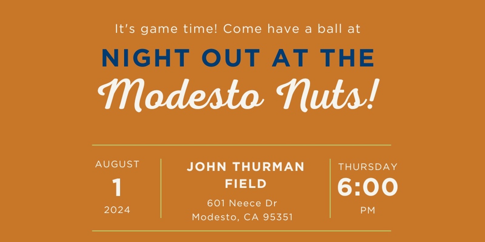 Banner image for Farm Bureau Night out at the Modesto Nuts!