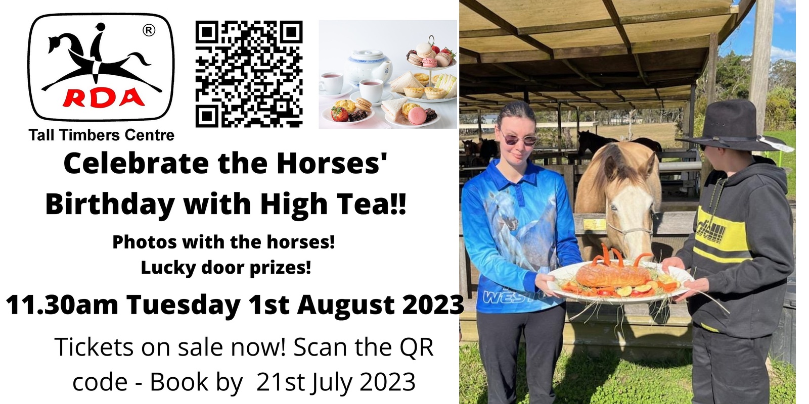 Banner image for 2023 Horses' Birthday High Tea with the Ponies! 