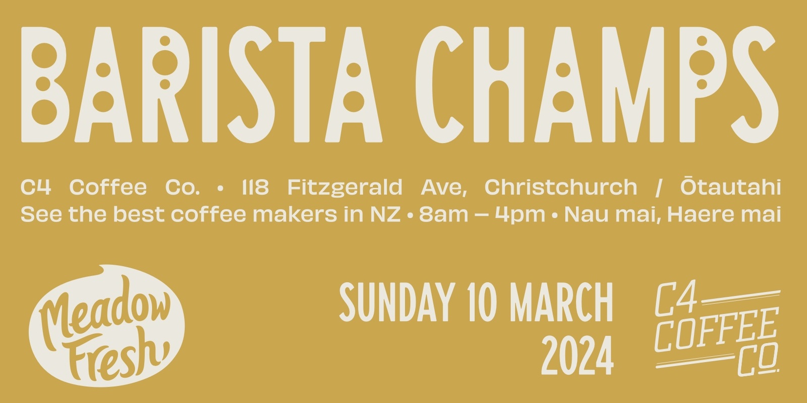 Banner image for Regional Barista Champs 2024 Christchurch