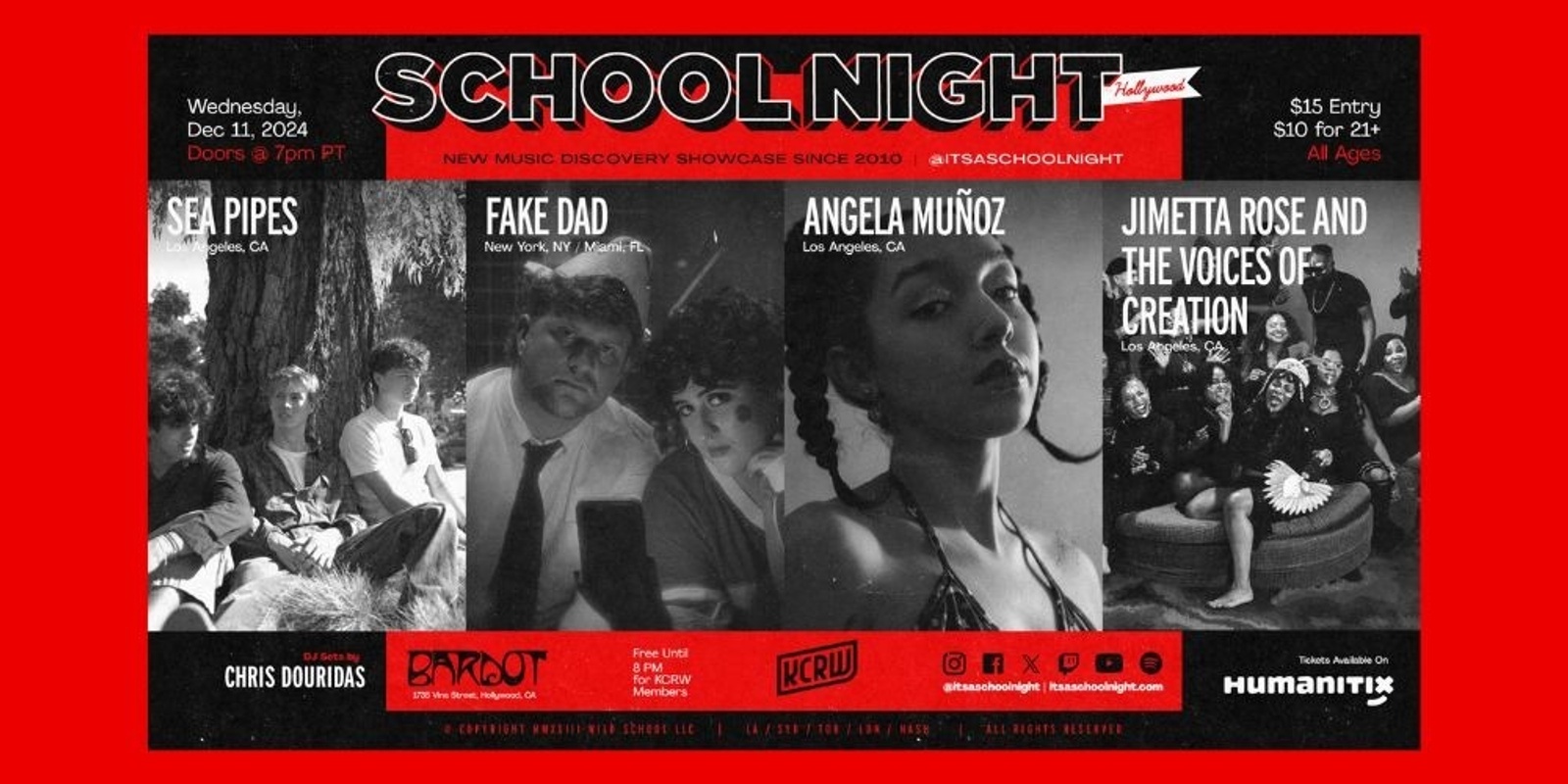 Banner image for KCRW Presents School Night