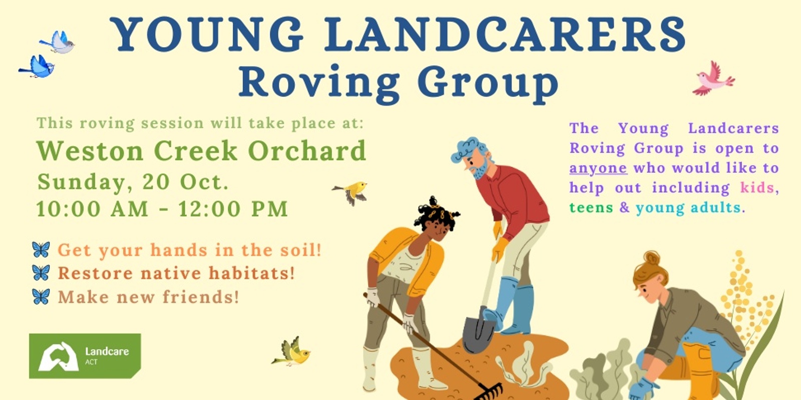 Banner image for Youth Roving Group @ Western Creek Orchard