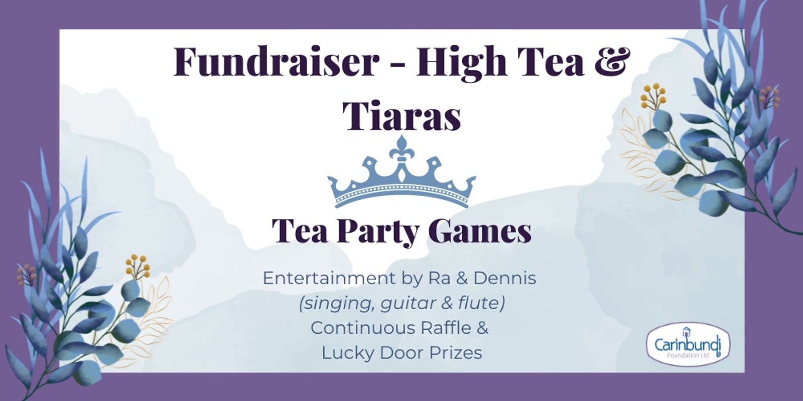 Banner image for High Tea & Tiaras