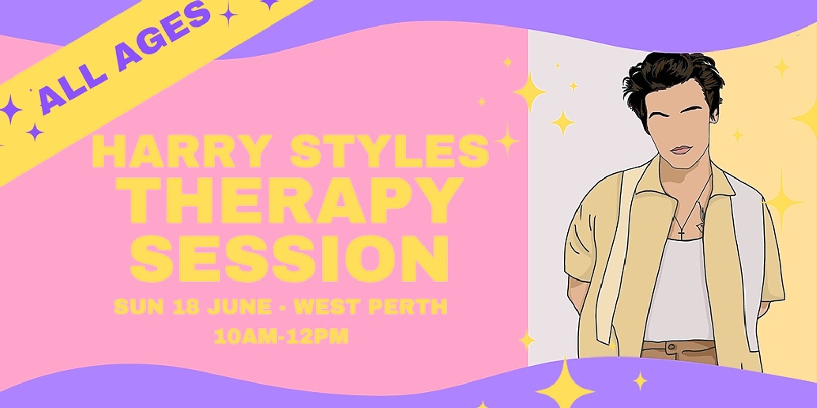 Banner image for ALL AGES Harry Styles Therapy Session - June 18 