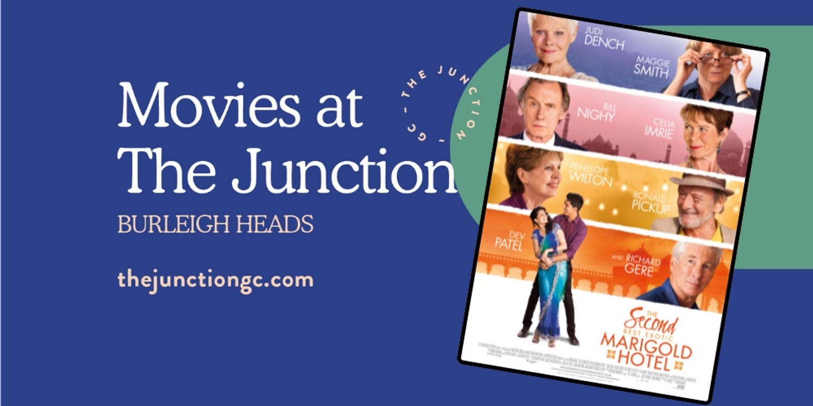 Banner image for FREE Movies at The Junction - THE SECOND BEST EXOTIC MARIGOLD HOTEL (PG)