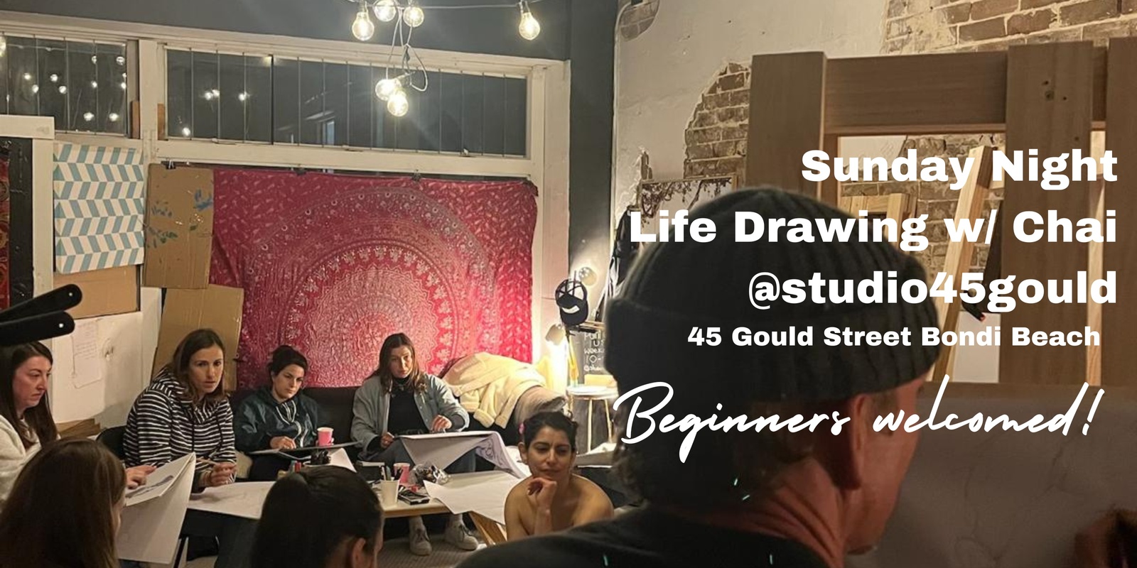 Banner image for Life Drawing at Studio45 Gould w/ Chai