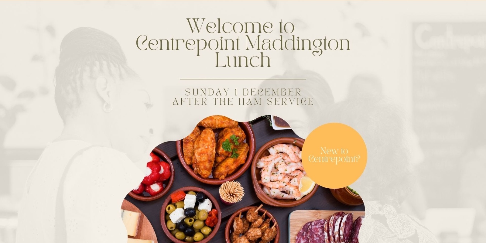 Banner image for Welcome to Centrepoint Lunch - Maddington