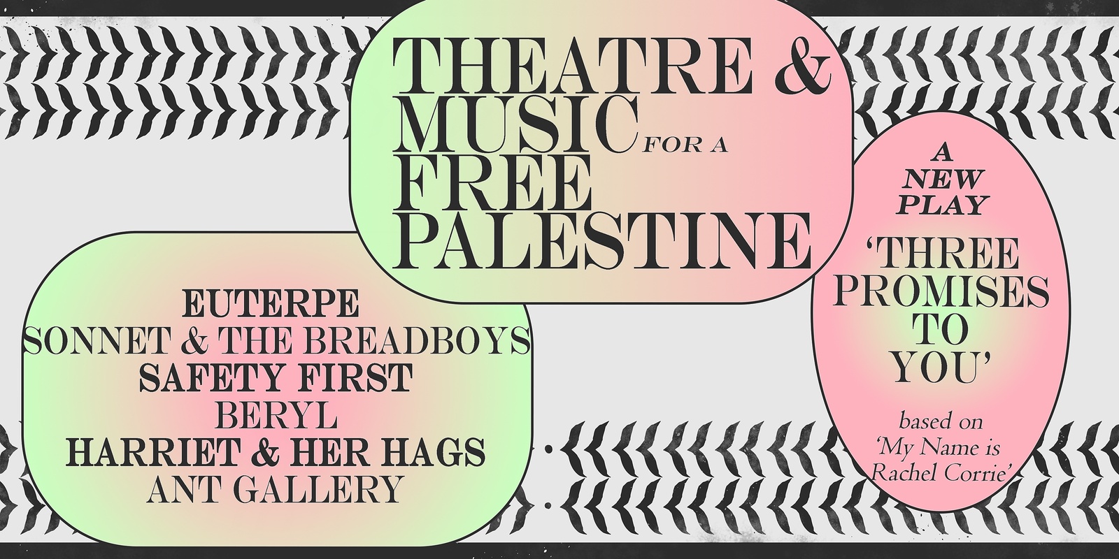 Banner image for Theatre & Music for a Free Palestine