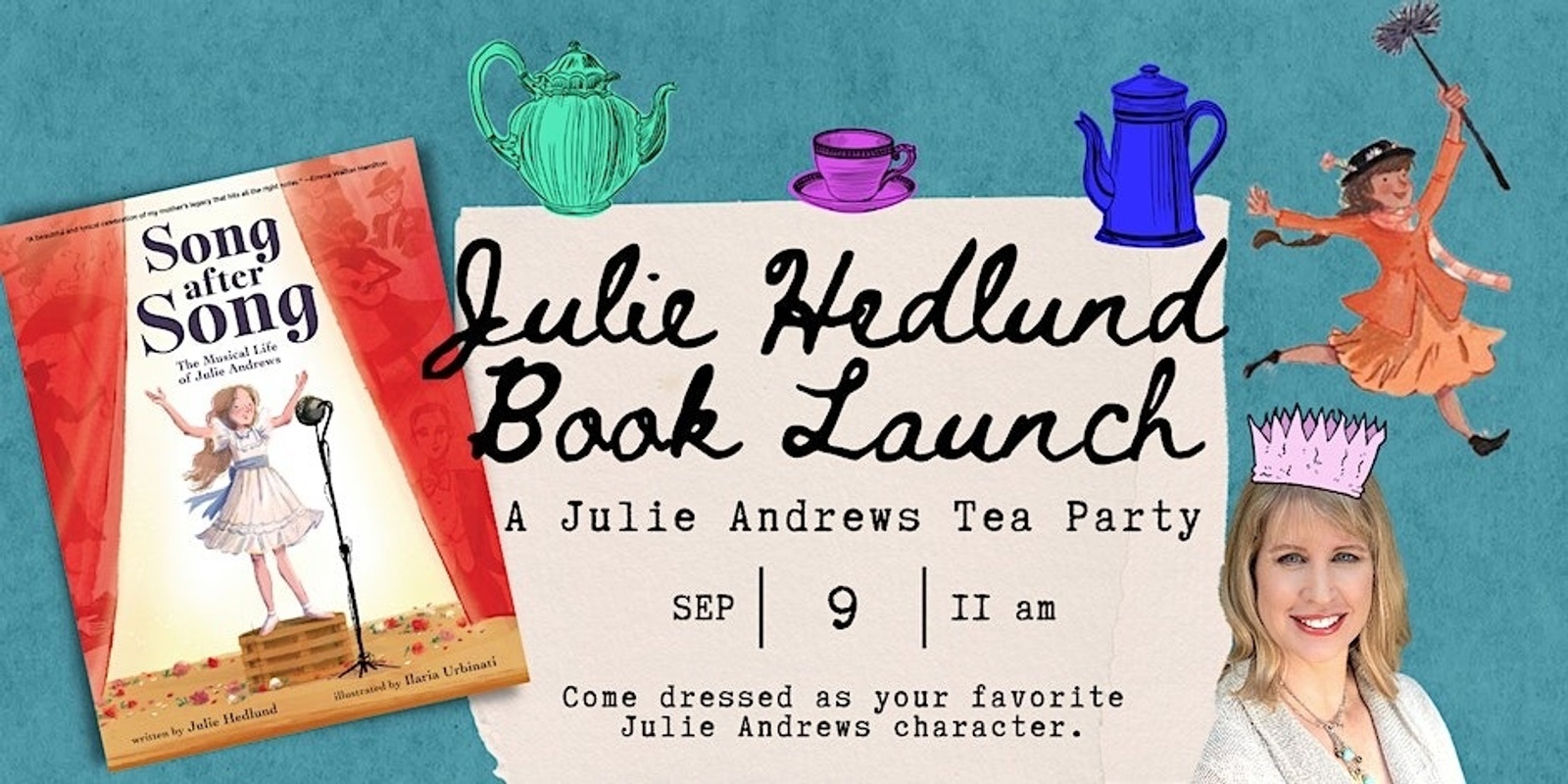 Banner image for Julie Hedlund Book Launch Tea Party