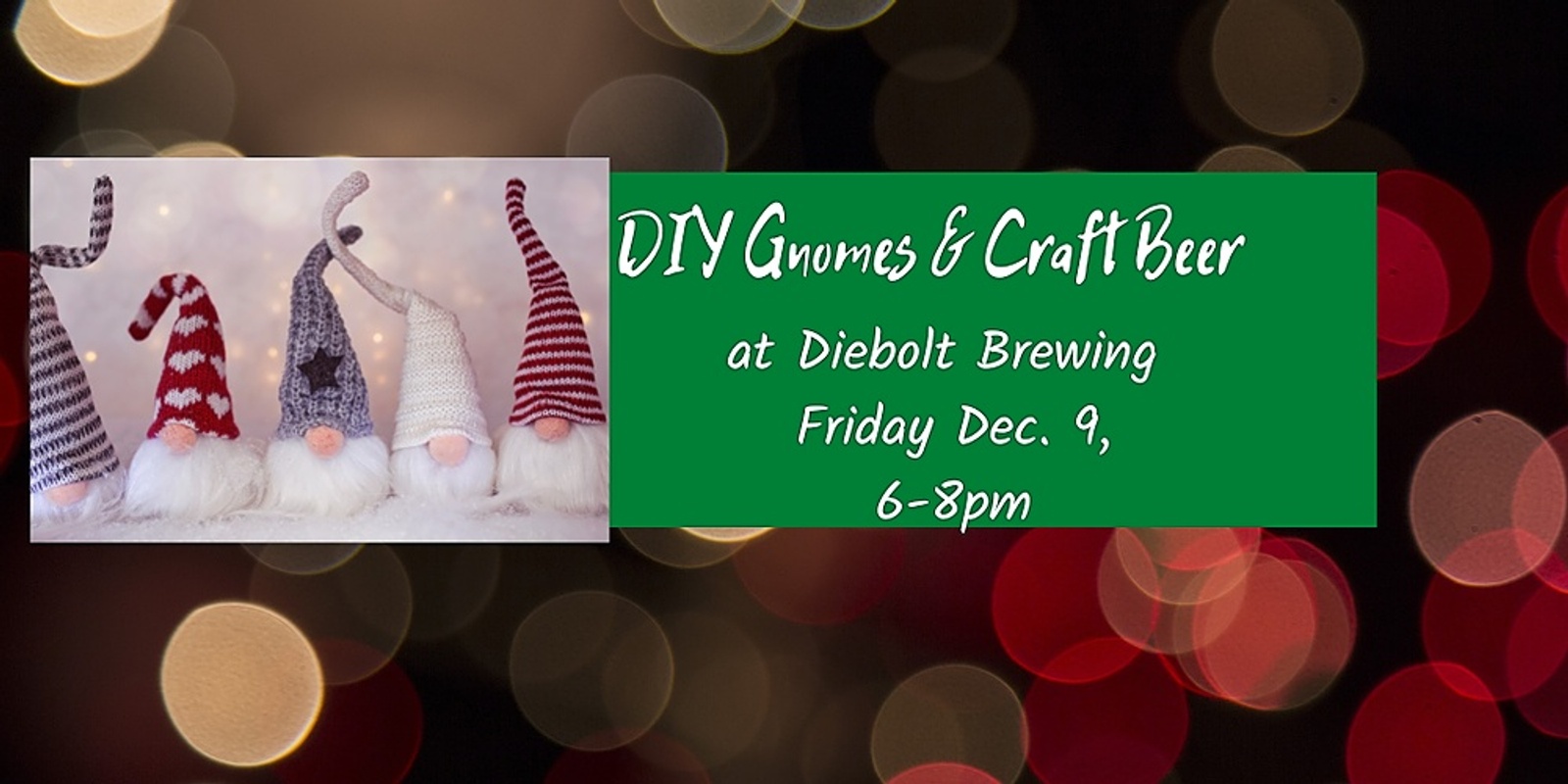 Banner image for DIY Holiday Gnomes & Craft Beer